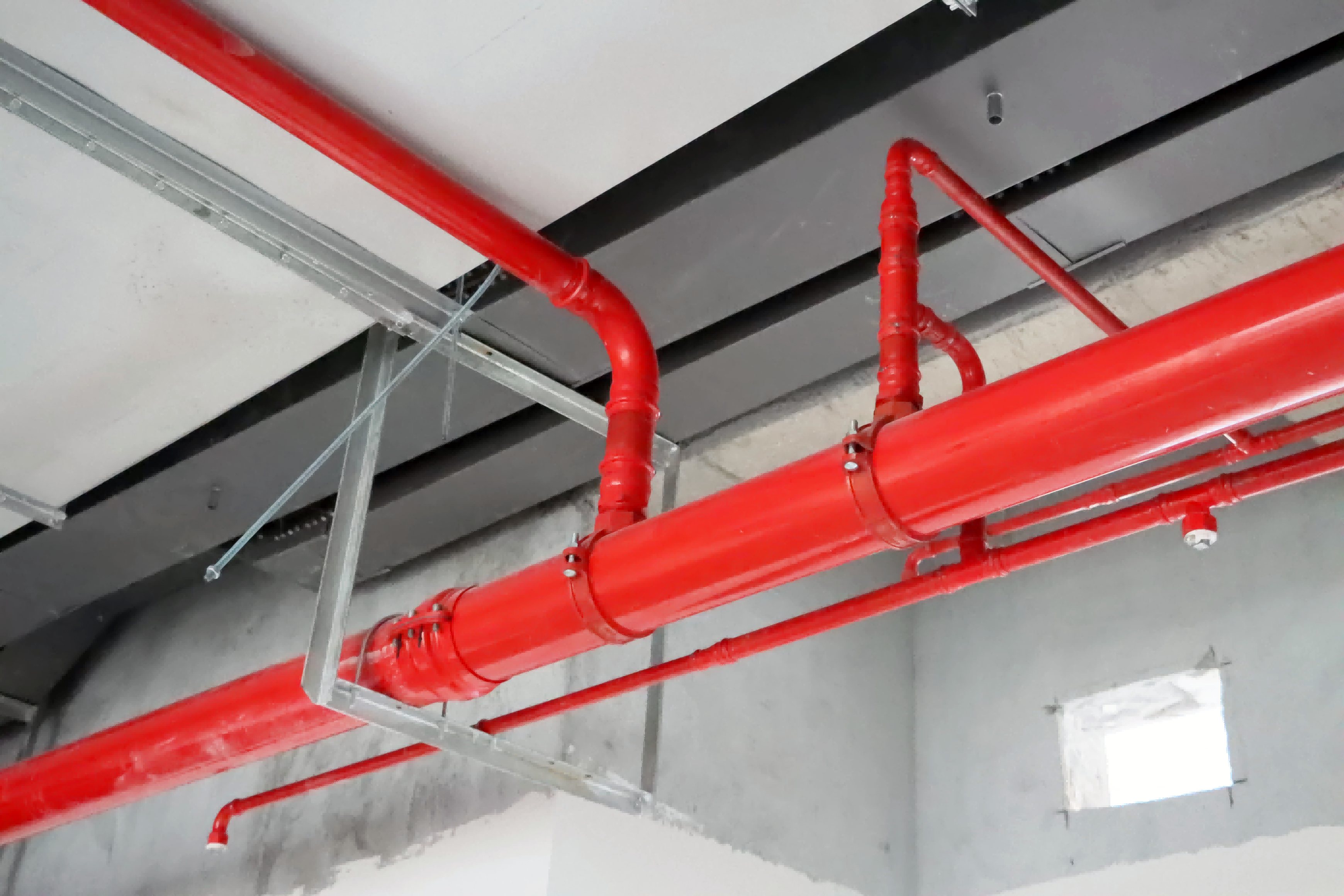 卡压式碳钢消防管路项目案例_mg不朽情缘